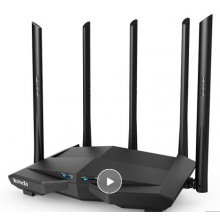 腾达（Tenda）AC11 双千兆路由器穿墙增强型 家用游戏无线路由器 智能5G双频1200M 千兆端口光纤适用
